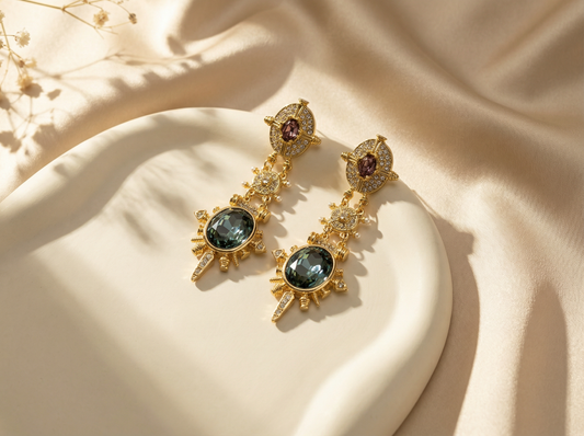 Azure Bloom Earrings